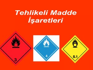 Tehlikeli Madde İşaretleri